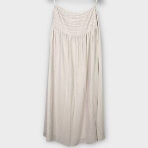 Reiss Strapless Chiffon Maxi Dress
